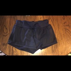 Navy blue lululemon shorts